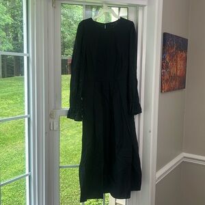 Who What Wear Women's Black Eyelet Puff Sleeve Dress size small